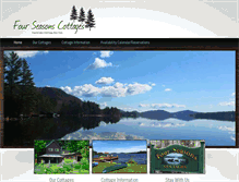 Tablet Screenshot of four-seasons-cottages.com